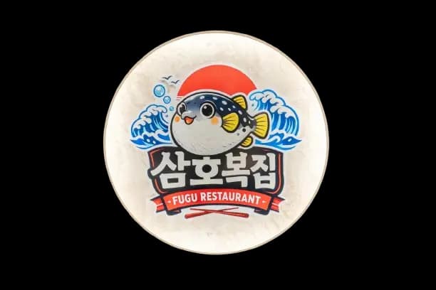 제주 삼호복어 로고